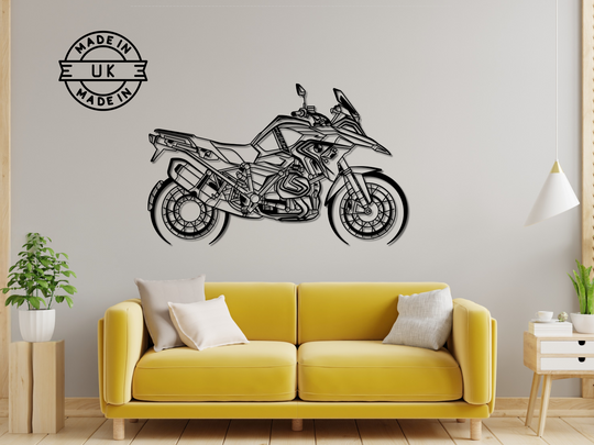 GS 1250, Detailed Silhouette Metal Wall Art