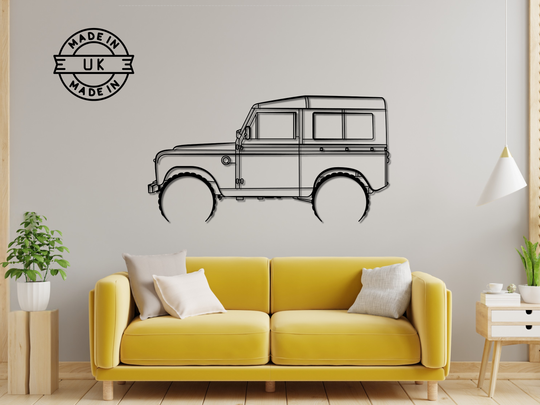 88 Series 3, Detailed Silhouette Metal Wall Art