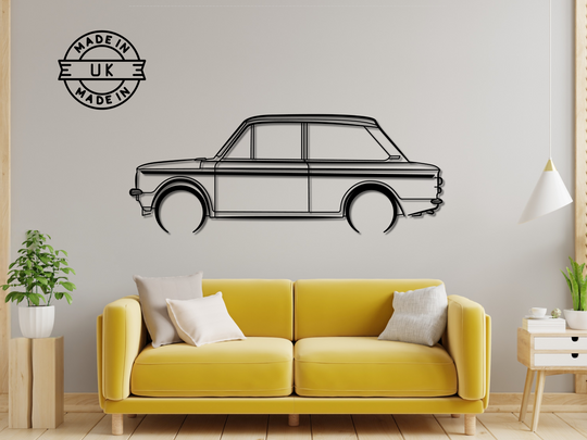 Imp Mk3 68-76, Detailed Silhouette Metal Wall Art