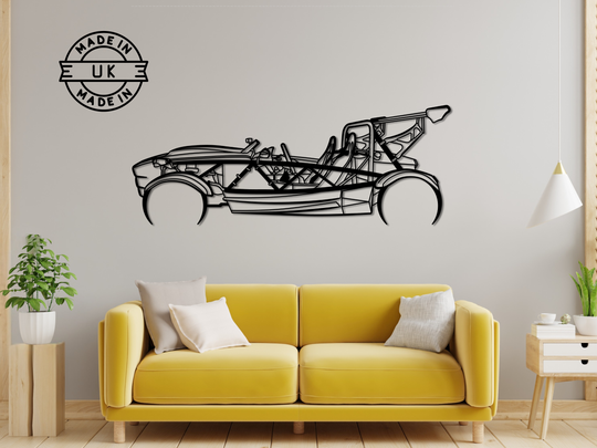 MEV Exocet, Detailed Silhouette Metal Wall Art