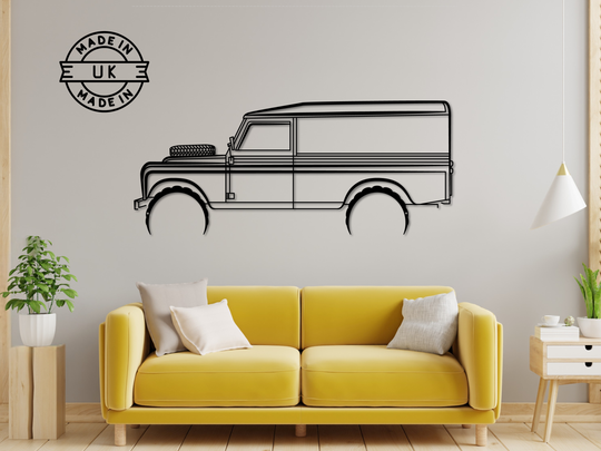 109 series 3, Detailed Silhouette Metal Wall Art