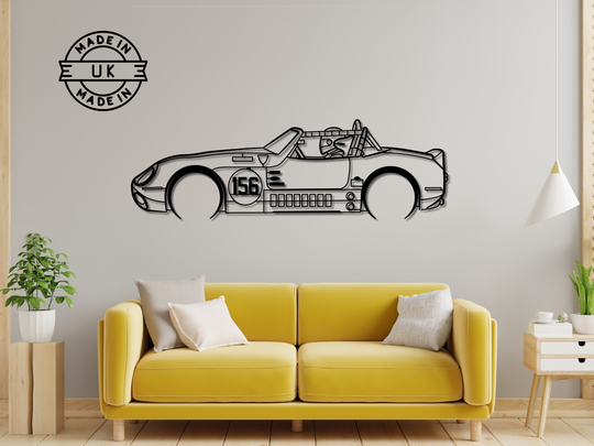 Tuscan T400R, Detailed Silhouette Metal Wall Art