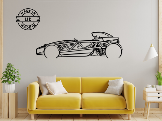 Atom 4, Detailed Silhouette Metal Wall Art