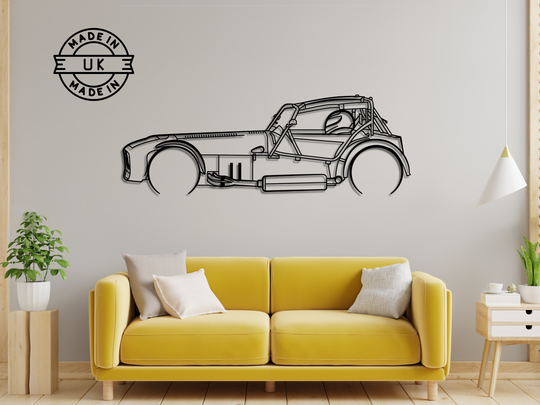 Super Seven Championship UK, Detailed Silhouette Metal Wall Art