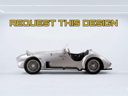204A Berlinetta - Your Custom Request, Detailed Car Silhouette Metal Wall Art