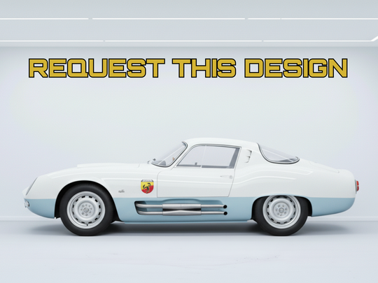 207A Spyder - Your Custom Request, Detailed Car Silhouette Metal Wall Art
