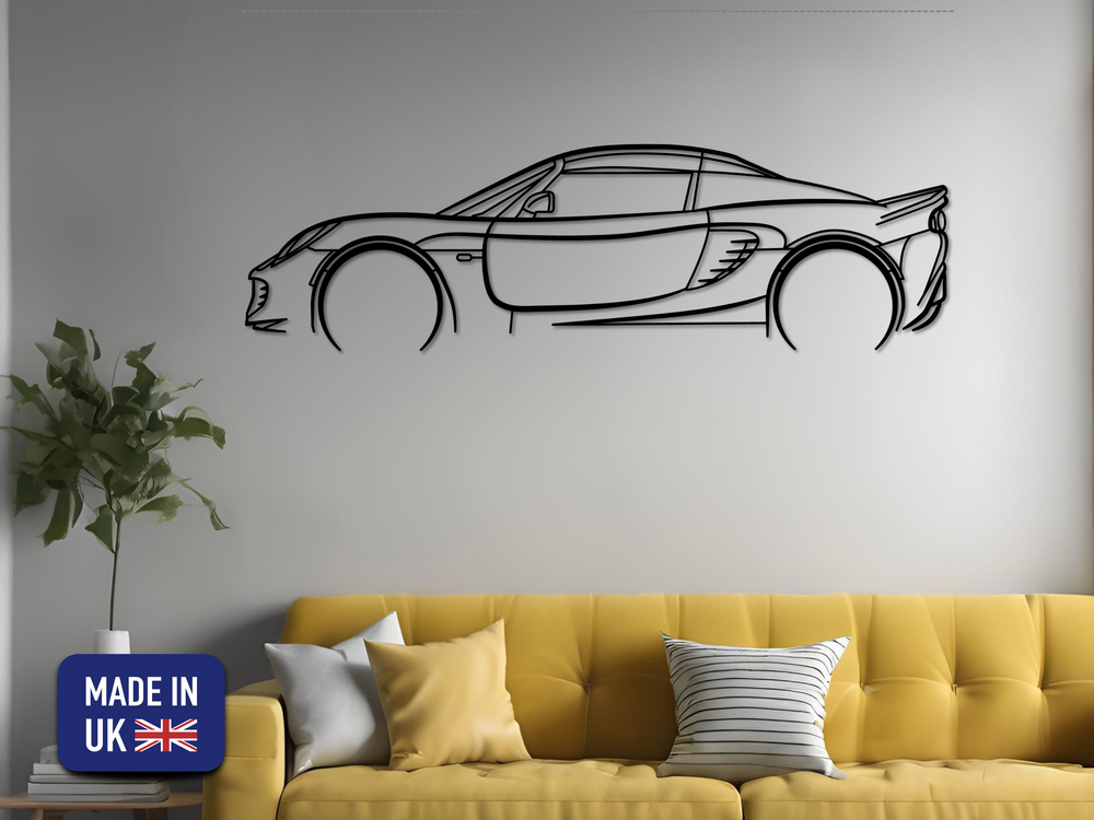 Elise Series 2, Detailed Silhouette Metal Wall Art
