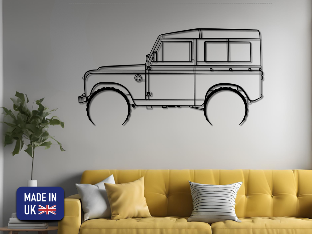 88 Series 3, Detailed Silhouette Metal Wall Art