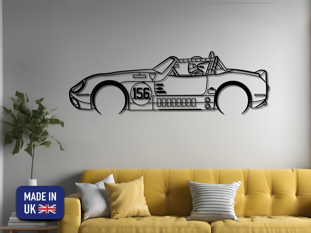 Tuscan T400R, Detailed Silhouette Metal Wall Art