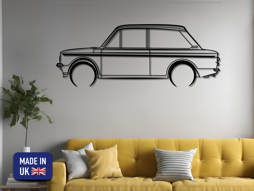 Imp Mk3 68-76, Detailed Silhouette Metal Wall Art