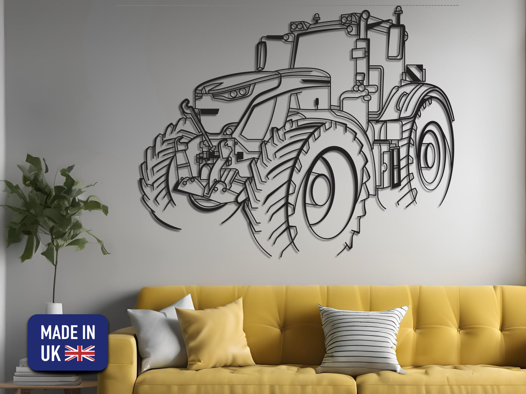 939 Vario Profi 21-25, Detailed Silhouette Metal Wall Art