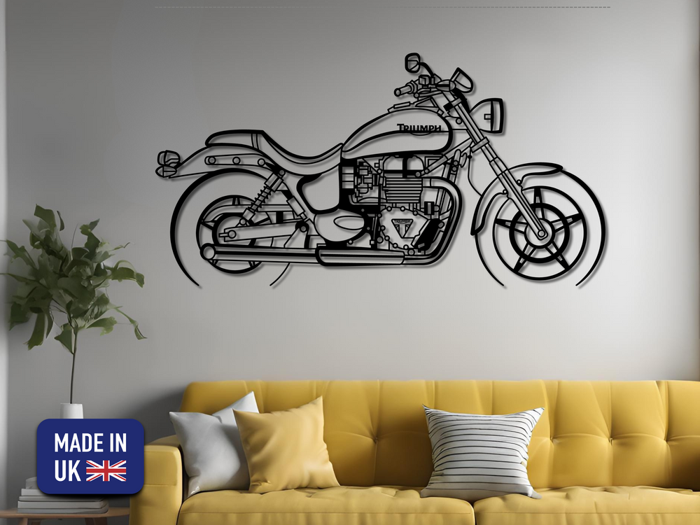 Speedmaster, Detailed Silhouette Metal Wall Art