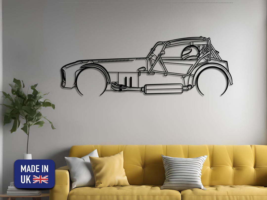 Super Seven Championship UK, Detailed Silhouette Metal Wall Art
