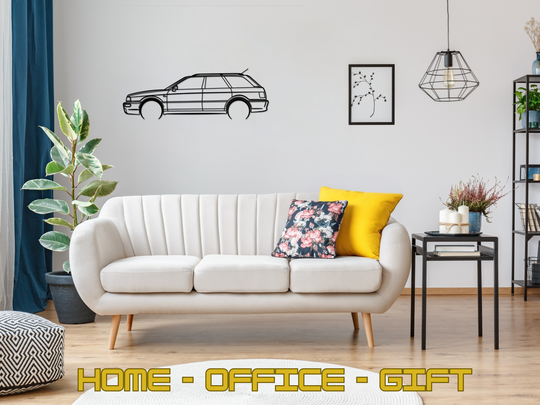 RS2 Avant, Detailed Silhouette Metal Wall Art