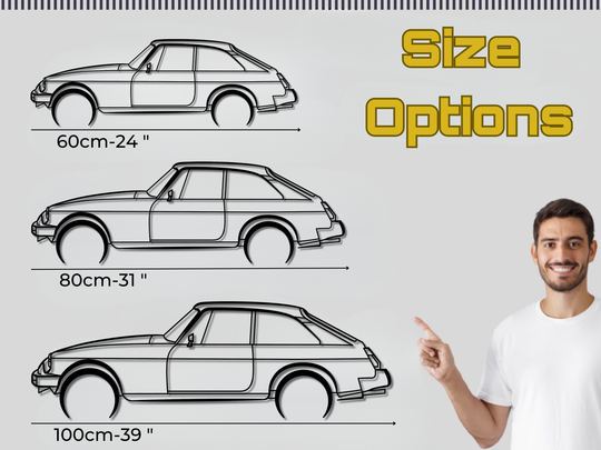 MGB GT 74-80, Detailed Silhouette Metal Wall Art