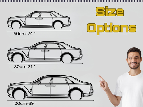 Ghost, Detailed Silhouette Metal Wall Art