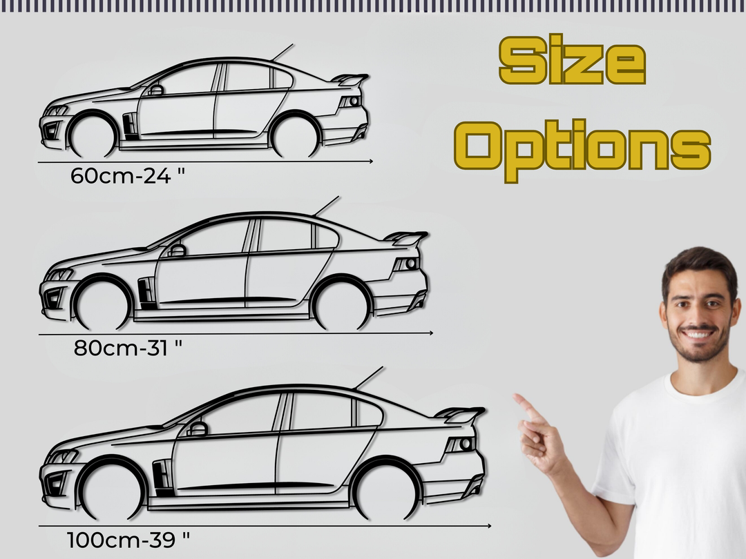 VXR8, Detailed Silhouette Metal Wall Art