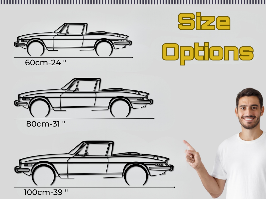 Stag V8, Detailed Silhouette Metal Wall Art