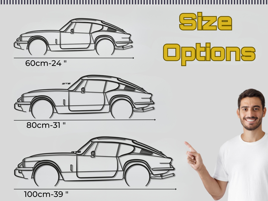 GT6, Detailed Silhouette Metal Wall Art