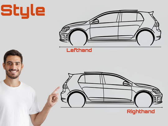 Golf R MK7, Detailed Silhouette Metal Wall Art