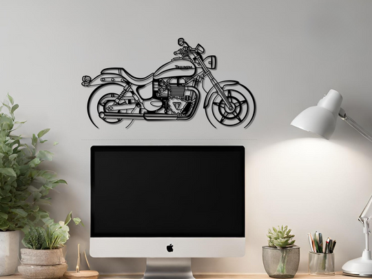 Speedmaster, Detailed Silhouette Metal Wall Art