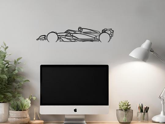 AMR 23 - 2023, Detailed Silhouette Metal Wall Art