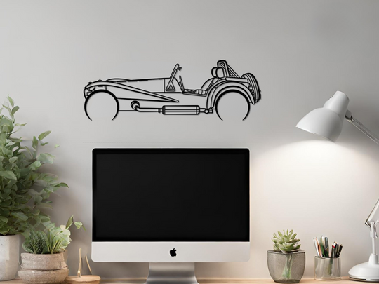 Super Seven, Detailed Silhouette Metal Wall Art