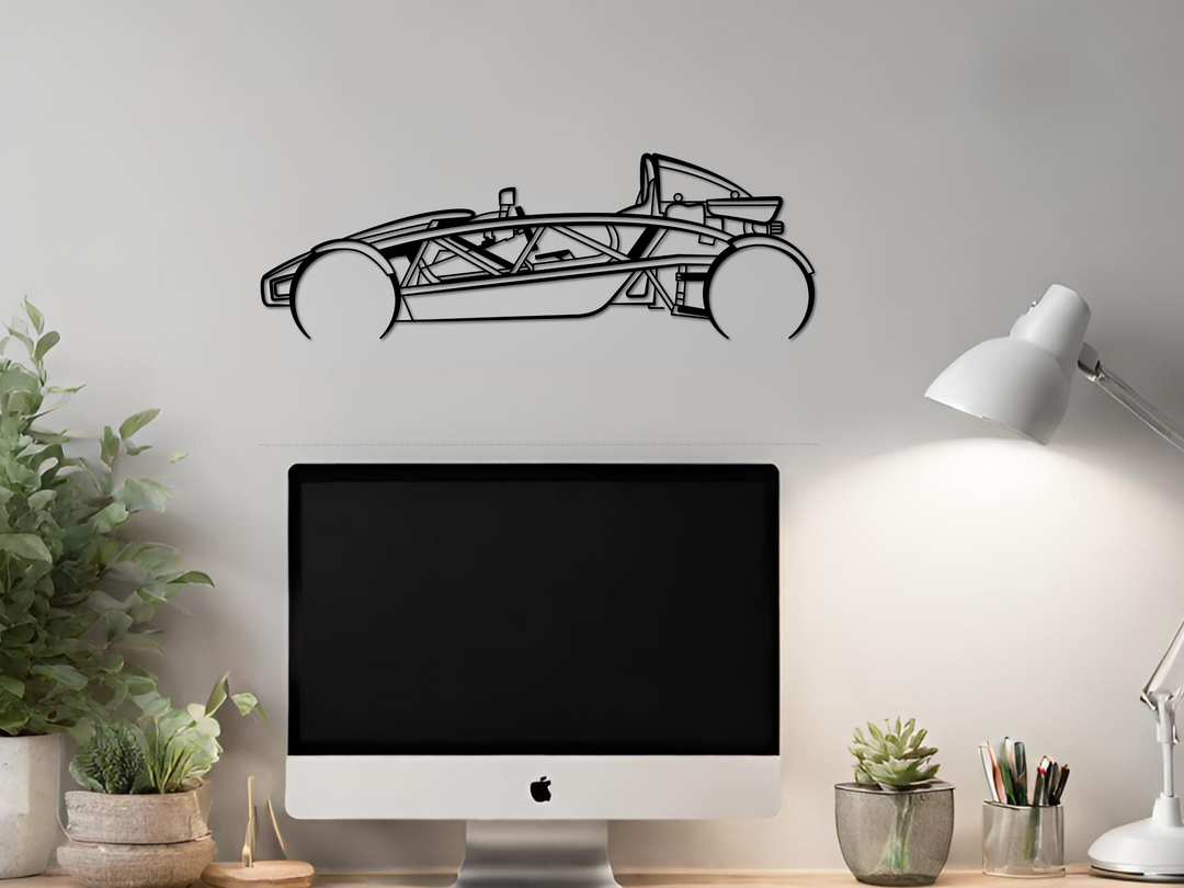 Atom, Detailed Silhouette Metal Wall Art