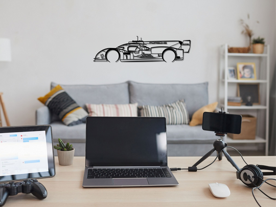 919 Evo, Detailed Silhouette Metal Wall Art