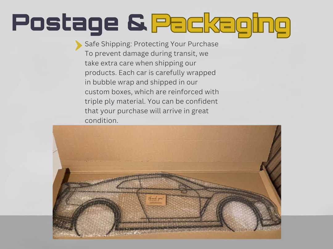 Consul Capri, Detailed Silhouette Metal Wall Art