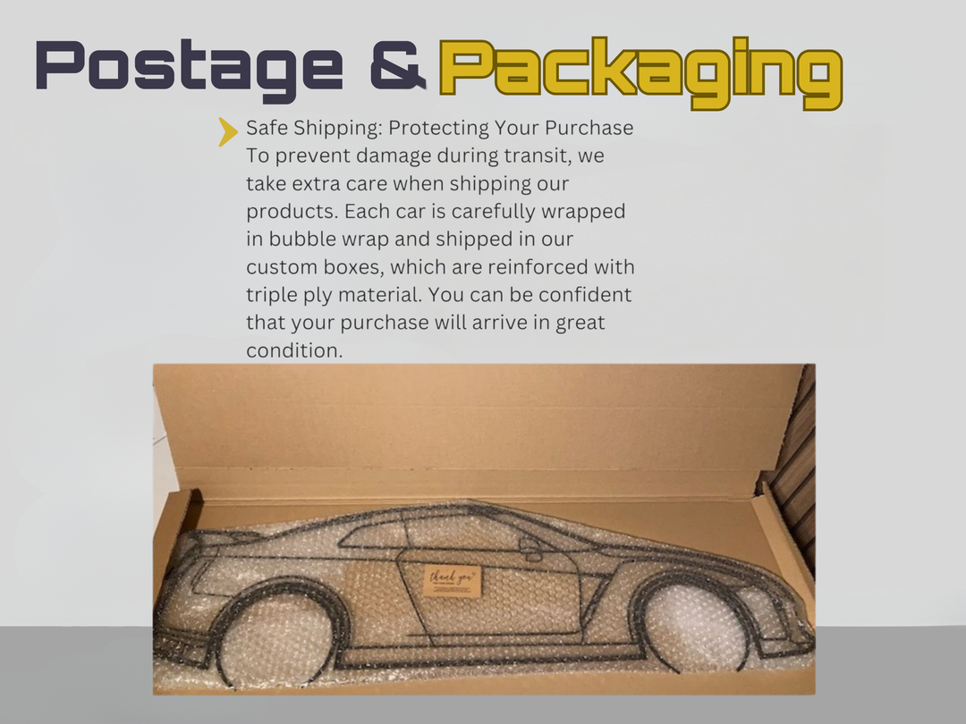 G31 5 Series Touring, Detailed Silhouette Metal Wall Art