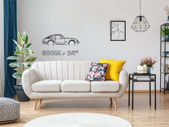 GT6, Detailed Silhouette Metal Wall Art