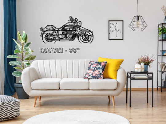Speedmaster, Detailed Silhouette Metal Wall Art