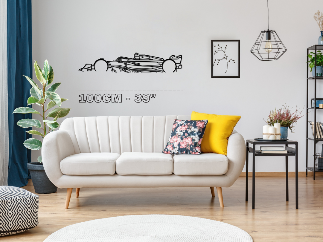 W14 - 2023, Detailed Silhouette Metal Wall Art