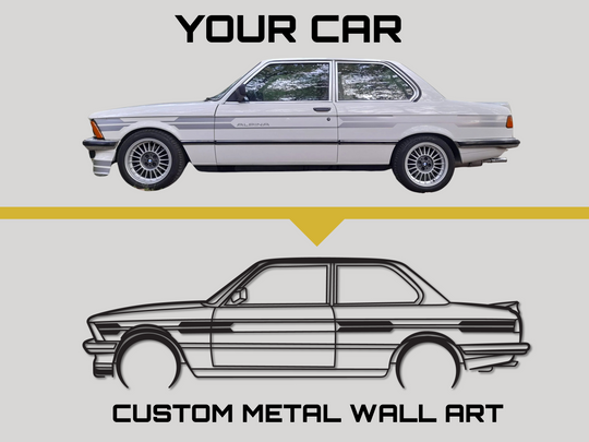 Custom Design - Your Custom Car Silhouette Metal Wall Art