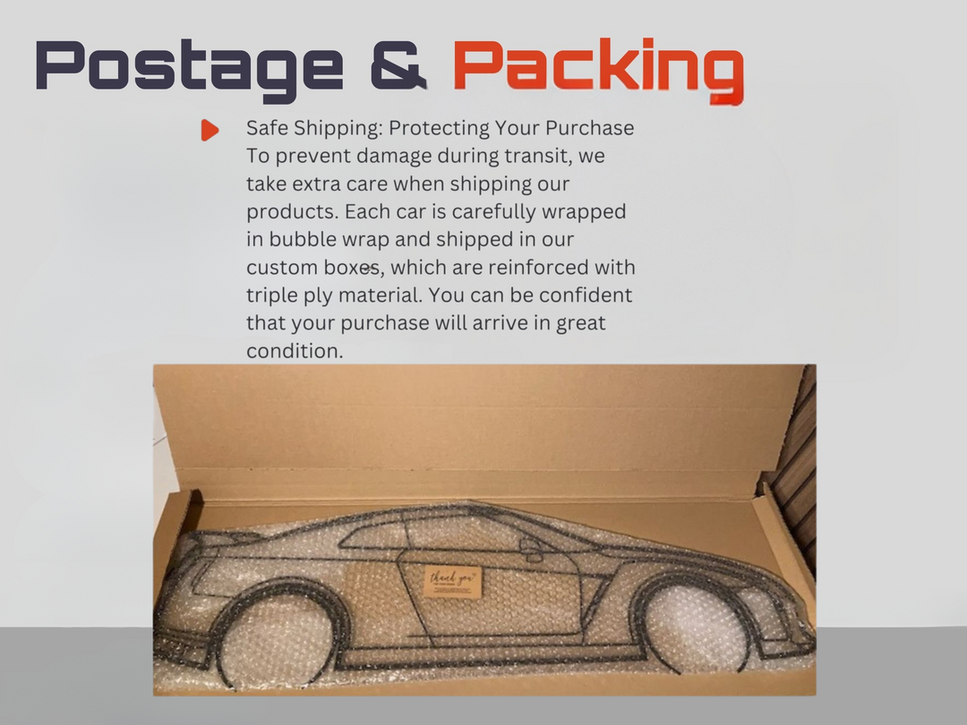 Fiesta ST (2018-2022), Silhouette Metal Wall Art