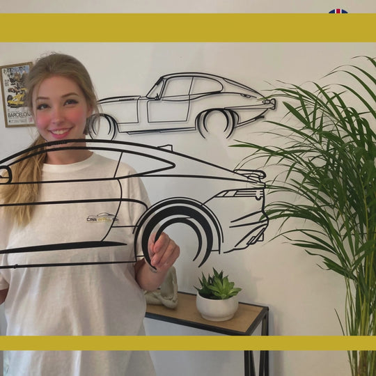 Custom Side Design - Your Custom Car Silhouette Metal Wall Art
