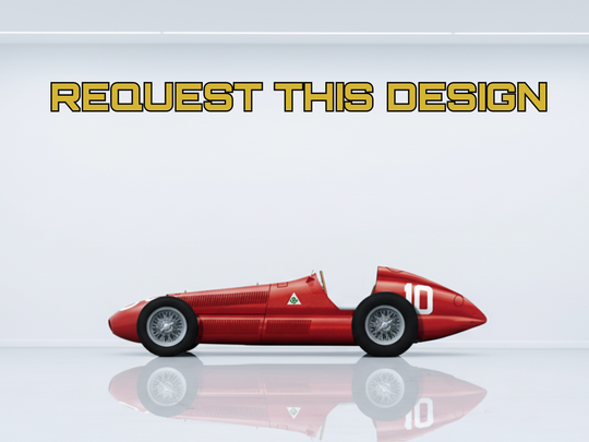 158/159 Alfetta - Your Custom Request, Detailed Car Silhouette Metal Wall Art