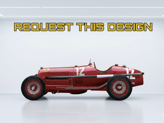 P3 Tipo B - Your Custom Request, Detailed Car Silhouette Metal Wall Art