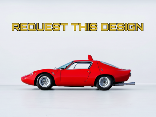 Abarth OT 1300 - Your Custom Request, Detailed Car Silhouette Metal Wall Art