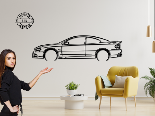 Monaro VXR, Detailed Silhouette Metal Wall Art