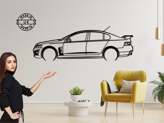 VXR8, Detailed Silhouette Metal Wall Art